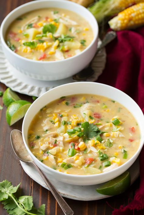 Chicken Corn Chowder Recipe, Thai Coconut Chicken, How To Cook Chili, Chicken Chowder, Sweet Corn Soup, Chicken Corn Chowder, Coconut Milk Soup, Tasty Thai, Leftover Chicken Recipes