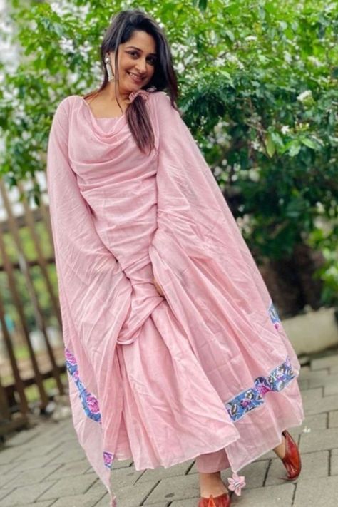 Deepika Kakkar Ibrahim, Deepika Kakkar, Dipika Kakkar, Dipika Kakar, Mother Clothing, Bollywood Dress, Latest Fashion Dresses, Cotton Long Dress, Traditional Indian Outfits