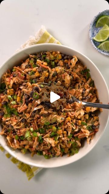 Allrecipes on Instagram: "Everyone, meet Cowboy Caviar’s sassy sister, Cowboy Coleslaw. This zesty southwestern side dish will no doubt be the crave-worthy dish of the summer. GO SPREAD THE NEWS! 

🧑‍🍳: @amandaeight 
🎥: @guacmylife 
🎤: @nicolemcmom 

#cowboycoleslaw #easysides #summerfood #summersides #quickandeasy #sidedishes" Cowboy Coleslaw, Southern Coleslaw, Cowboy Caviar, Healthier Options, No Doubt, Shredded Mozzarella, Pizza Sauce, Tex Mex, Coleslaw