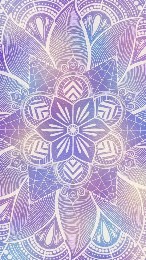 Mandala Wallpaper Backgrounds, Purple Mandala Wallpaper, Paradise Wallpaper, Purple Mandala, Mandala Wallpaper, Creation Art, Witchy Wallpaper, Mandala Flower, Ocean Wallpaper