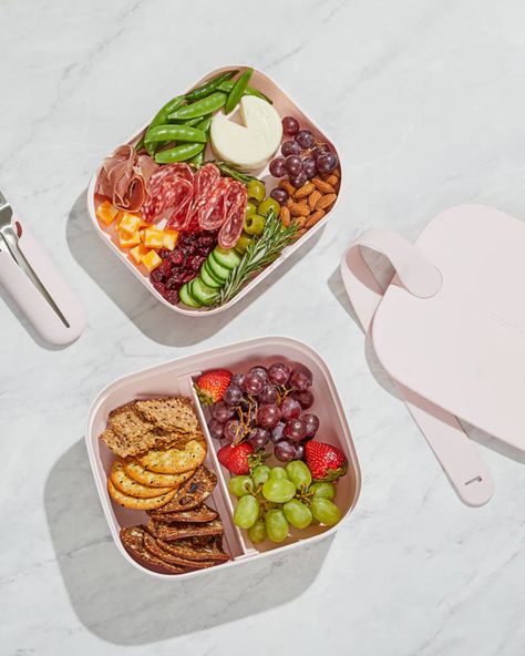 Lunch Box - Blush by w&p - lunch bag - ban.do Adult Lunches, Plastic Utensils, Stainless Steel Utensils, Grain Bowl, Lunch Containers, Bento Box Lunch, Bento Lunch, Utensil Set, Bento Box