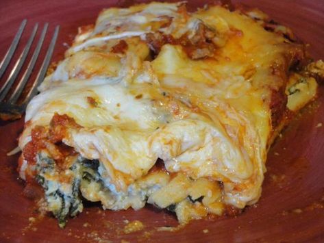 Ultimate Crab And Spinach Manicotti With Parmesan Cheese Sauce Recipe - Food.com Stuffed Manicotti Recipe, Cheese Stuffed Manicotti, Spinach Manicotti, Scallop Potatoes, Groceries Budget, Stuffed Manicotti, Parmesan Cheese Sauce, Manicotti Recipe, Seafood Lasagna