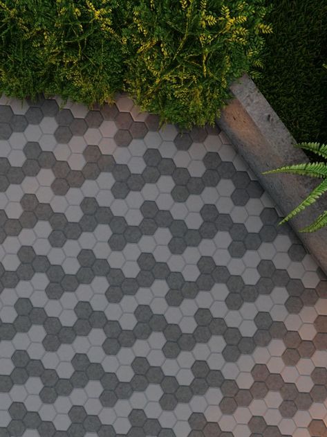 Paving Block Design, Pavers Ideas, Floor Pattern Design, Paver Patterns, Interlocking Pavers, Paving Pattern, Stone Paving, Paving Design, Interlocking Tile