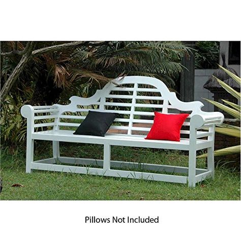 Anderson Teak Marlborough Mahogany 3Seater Patio Bench *** Click on the image for additional details. (This is an affiliate link) #patiofurnitureandaccessories Lutyens Bench, Edwin Lutyens, Teak Garden Bench, Outdoor Living Furniture, Indoor Outdoor Furniture, Patio Bench, Garden Bench, Outdoor Bench, Outdoor Settings