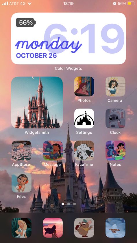 Disney Widgets, Organize Phone Apps, Disney+ Icon, Cute Home Screen Wallpaper, Disney Characters Wallpaper, Ios App Iphone, Disney Icons, Widget Design, Iphone Life