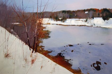 MUSE GALLERY on Instagram: “David  Lidbetter,  The Shallows,  Oil on canvas,  24" x 36" . . . . #contemporary #art #landscape #canadian #toronto #musegallery…” David Lidbetter, The Shallows, Space Gallery, Winter Watercolor, Wolf Moon, Summer Rain, Canadian Art, Contemporary Artist, Art Landscape