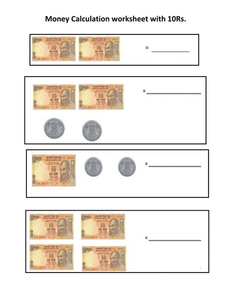 Money Concept Worksheets, Money Worksheets 1st Grade, Coins Worksheet, Islamic Homeschooling, Live Worksheet, Indian Money, Worksheets 1st Grade, Counting Money Worksheets, Money Math Worksheets