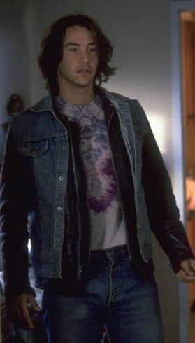 90s Heartthrob Hair, Keanu Reeves Cute, Keanu Reeves 80s, Young Keanu Reeves, Keanu Reeves Young, Keanu Reeves Life, 90s Party Costume, Keanu Reeves John Wick, Metal Boy