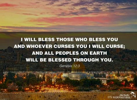 I will bless those who bless you Sweet Quotes, King Of Kings, Meaningful Words, Bible Scriptures, Sunday School, Beautiful Words, Verses, Bible Verses, Bible