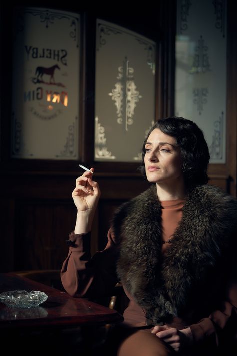 Lizzie Shelby, Brown Fur Coat, O Keeffe, Thomas Shelby, Brown Fur, Cillian Murphy, Peaky Blinders, Birmingham, Timeless Style