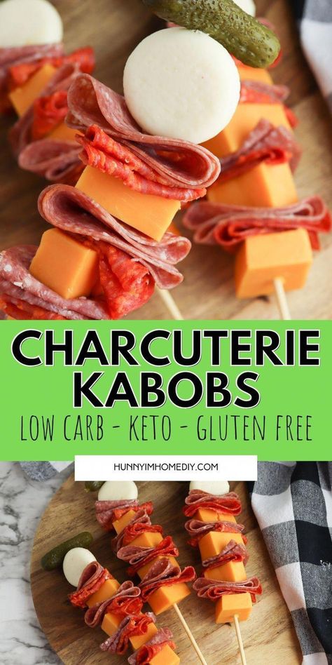 #SoupShotsandMiniAppetizerBowls Charcuterie Skewers, Individual Appetizers, Skewer Appetizers, Mini Pizzas, Finger Foods Easy, Appetizers Easy Finger Food, Lake Food Ideas Summer, Food Ideas Summer, Lake Food Ideas