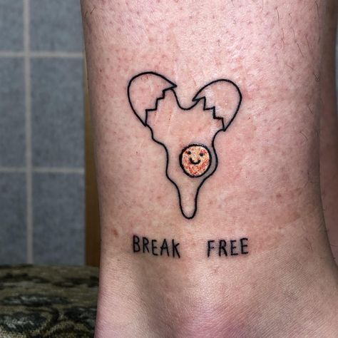 Break Free Tattoo, Breaking Free Tattoo, Breakup Tattoo, My Gf, Breaking Free, Free Tattoo, Small Tattoo, Tattoos Ideas, Break Free