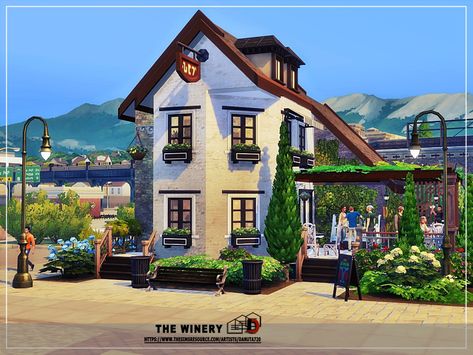 Sims 4 Winery, Sims 4 Vineyard, Vineyard House, Sparkling Juice, Eco Lifestyle, Jungle Adventure, Sims 4 Downloads, Electronic Art, Sims 4 Cc