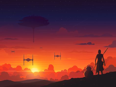 Sunset in a galaxy far far away Star Wars Art Projects For Kids, Magical Writing, Star Wars Art Painting, Decoracion Star Wars, Star Wars Wallpaper Iphone, Star Wars Cartoon, Star Wars Nursery, Star Wars Painting, Star Wars Background