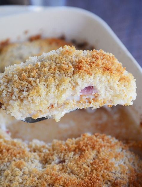 Easy Chicken Cordon Bleu | Mel's Kitchen Cafe | Bloglovin’ Mels Kitchen Cafe, Mels Kitchen, Easy Chicken Cordon Bleu, Cordon Bleu Recipe, Chicken Cordon Bleu Recipe, Cordon Blue, Cordon Bleu Casserole, Chicken Cordon, Chicken Cordon Bleu