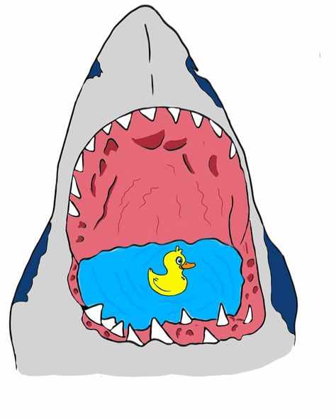 Big Shark, Donald Duck, Disney Characters, Disney, Drawings, Fictional Characters, Art