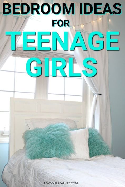 Preteen Bedroom, Girls Bedroom Makeover, Girl Bedrooms, Teenage Room, Teenage Bedroom, Girl Bedroom Decor