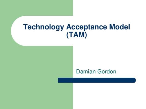 Technology Acceptance Model Technology Acceptance Model, Senior Project, For Free, Technology