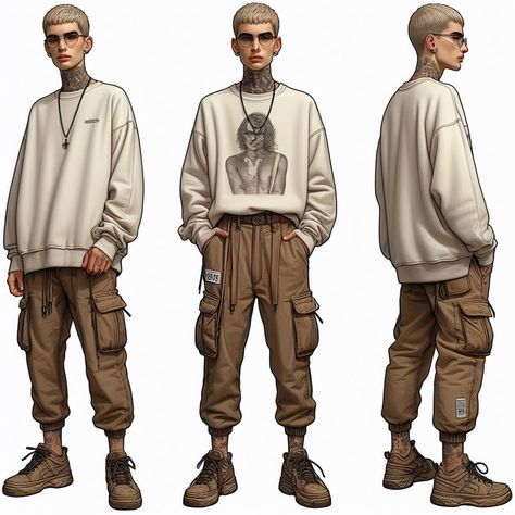 Clothes Reference Drawing Male, Male Character Sheet Drawing Reference, Clothing Ideas Male, Cute Male Outfits Aesthetic, Male Fashion Drawing, Male Fashion Illustration, Art Kid Aesthetic, Men Street Outfit, W Pictures