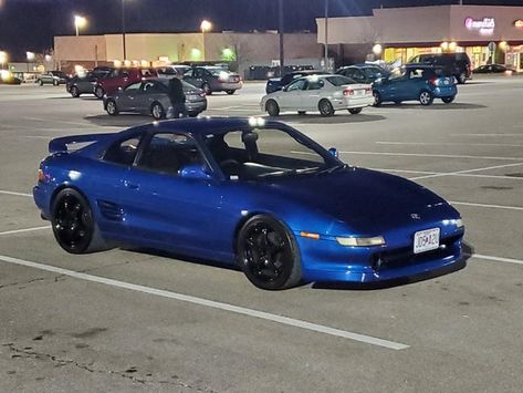 I like my sw20 and its oem 8b6 tropical blue: mr2 Mr2 Sw20, Mr 2, Ford 4x4, Toyota Mr2, Lexus Cars, Car Trash, Mode Of Transport, Tropical Blue, Car Mechanic