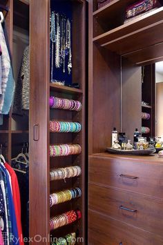 Bangle Storage Ideas, Bangle Storage Ideas In Wardrobe, Bangle Organizer, Bangle Storage, Bangle Stand, Master Closets, Dressing Design, Drawing Room Decor, Wardrobe Interior