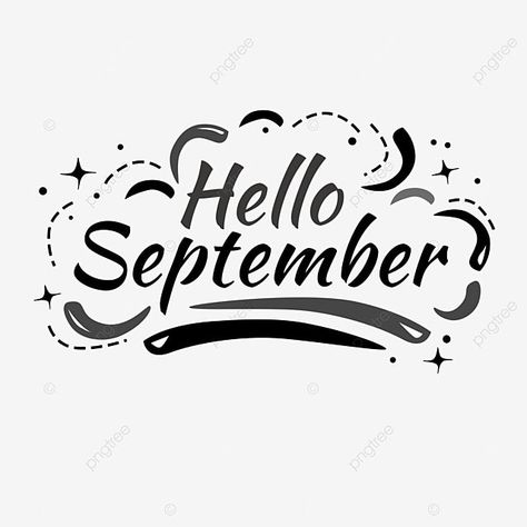 September Font, September Lettering, Welcome To September, Word Png, Christian Photography, Bullet Journal Cover Page, Remove Background From Image, Hello September, Studio Backdrops