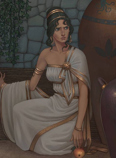 Roman Characters, Greek Women, Greek Mythology Art, Roman Mythology, Mythology Art, Female Human, Greek Myths, Book Inspiration, Dnd Characters