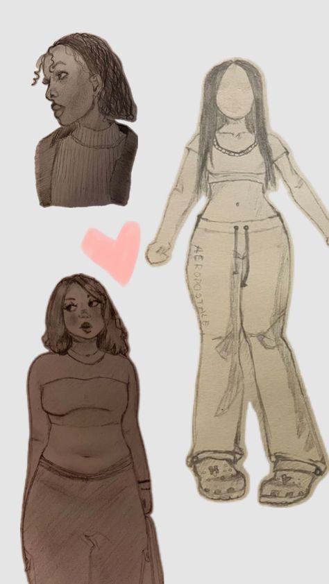 #drawing #drawings #inspo #drawinginspo #drawingaesthetic #art #artcollage #girlie #prettygirl #pretty #mine Midsize Drawing Reference, Fat Body Drawing, Drawings Inspo, Body Drawing, Mid Size, Girl Drawing, Journal Ideas, Drawing Reference, Art World