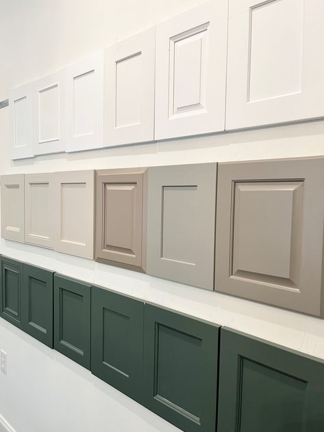 Look at all those door style options 🤩 Send us the number of new doors needed for your kitchen or bath & we can send you a fast quote! #cabinetrefacing #kitchencabinets #kitchenremodel #kitchendesign #refacing #cabinetrefinishing #refinishing #atlanta #kennesaw #marietta Profile Cupboard Designs, Mdf Cupboard Doors Design, Mdf Cupboard Doors, Mitred Cabinet Doors, Marquis Cabinets Classic Taupe, Vintage Pantry, Kitchen Cabinet Door Styles, Clever Kitchen Storage, Kitchen Countertop Decor