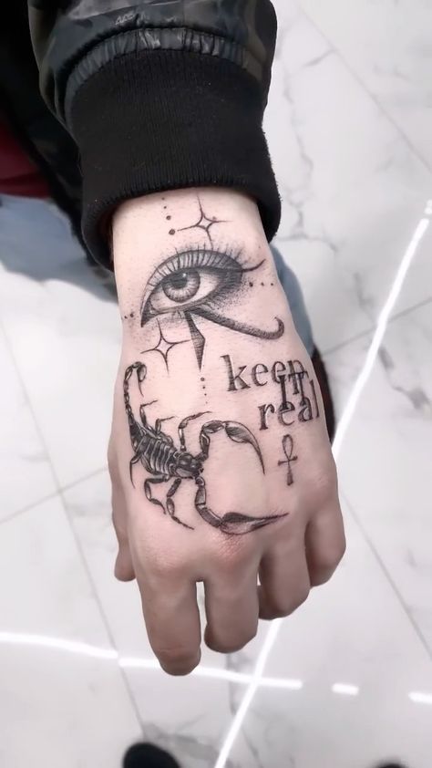 marcllopistattoo on Instagram: ✨ keep IT real ✨ SWITZERLAND 🇨🇭 LAST SPOTS APRIL Keep It Real Tattoo, Self Love Tattoo, Crow Tattoo, Medusa Tattoo, Hand Tattoos For Guys, Real Tattoo, Keep It Real, Love Tattoos, Tattoo Designs Men