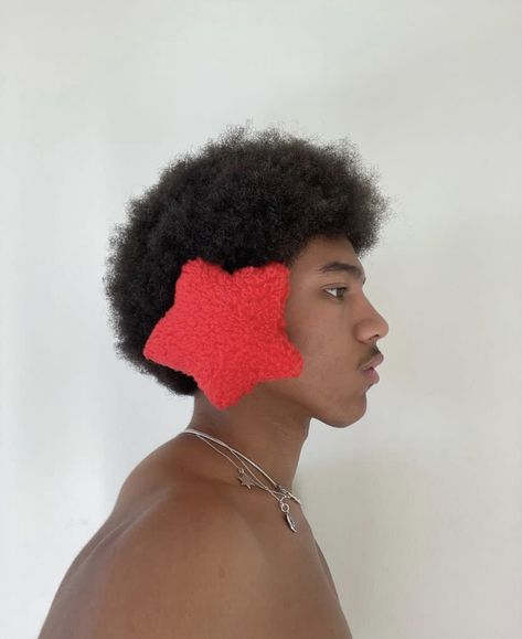 Male Afro Hair, Afro Hair Accessories, Fro Hairstyles, Aj Core, Hairstyles With Hats, Male Afro, Rave Mask, Style Chart, Afro Men