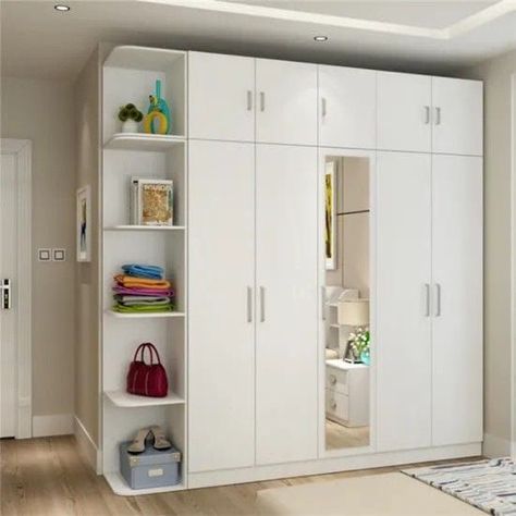 Almirah Designs Bedrooms, Wooden Cupboard Design, Wardrobe Design Ideas, Bedroom Wardrobe Ideas, Wall Wardrobe Design, Wooden Wardrobe Design, Almirah Designs, Bedroom Built In Wardrobe, Wardrobe Interior