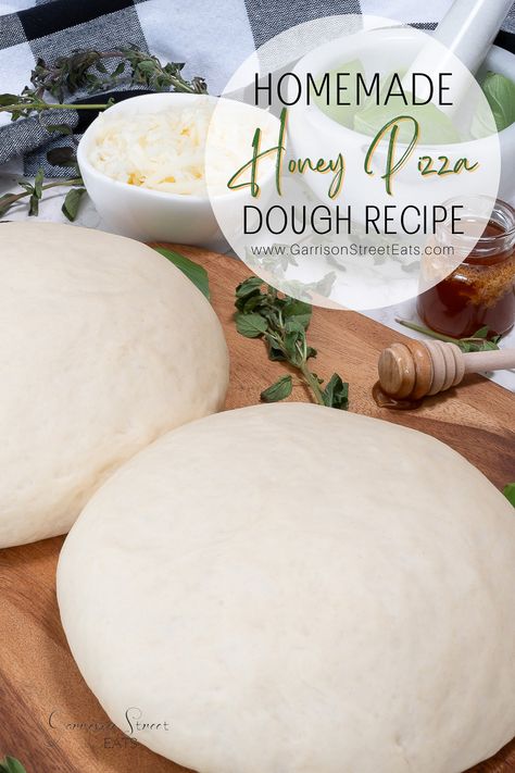 Homemade Cast Iron Pizza Dough Recipe with Honey | ©GarrisonStreetEats | Homemade | Cast Iron | Pizza | Dough | Recipe | with Honey | Skillet | Easy | Beginner | Yeast | Simple | Quick | Same Day Pizza Dough | Simple Pizza Dough Recipe | Artisan Pizza Dough | Best Homemade Pizza Dough | Homemade Pizza Crust | Skillet Pizza | Cast Iron Pizza Recipe | Pizza in Cast Iron Skillet | Crust with | Honey | Colorado Style | Good Pizza | From Scratch | Fancy Pizza | Short Rise | Honey Pizza | Hand Tossed Honey Pizza Dough Recipe, Best Pizza Dough Recipe Easy, Same Day Pizza Dough, Pizza Dough Recipe With Honey, Cast Iron Pizza Dough, Pizza Dough With Honey, Skillet Pizza Cast Iron, Pizza In Cast Iron Skillet, Pizza Cast Iron