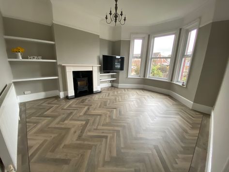 Wood burning stove, Karndean lime washed oak Karndean Lime Washed Oak, Victorian Lounge Ideas, Lounge Colours, Victorian Lounge, Lounge Living Room, Floor Designs, Lvt Flooring, Lounge Ideas, Kitchen Dining Living