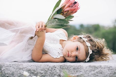 flower girl with protea Boho Shoot, Bearer Outfit, Ring Bearers, Ring Bearer Outfit, Flower Girl Baskets, Ring Bearer Pillows, Wedding Chicks, Paradise Island, Rings For Girls