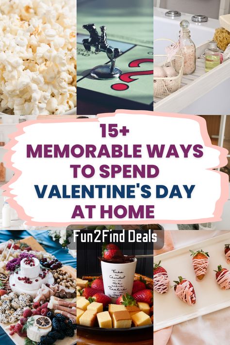 Valentines Day At Home Date, Stay At Home Valentines Day Ideas, At Home Valentines Day Ideas, Alternative Valentines, Adult Valentines, Valentines Surprise, At Home Date, Creative Valentines, Saving Ideas