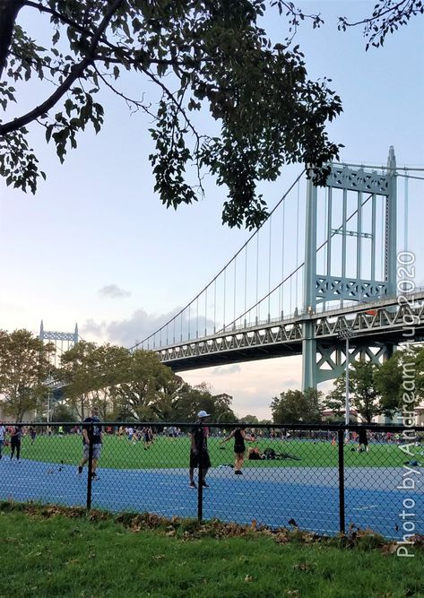 Astoria Park, Bright Outfit, Astoria Queens, Running Track, Fitness Photoshoot, Sweet Escape, Bay Bridge, Pinterest Board, Fitness Model