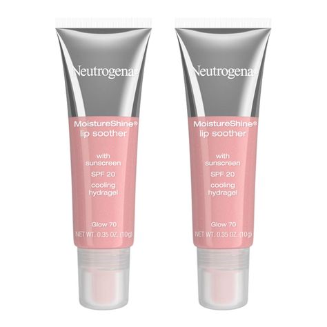 PRICES MAY VARY. .35 ounces of Neutrogena MoistureShine Tinted Lip Soother Gloss with SPF 20 to help hydrate lips and leave them with a glossy finish This lip moisturizer gloss provides instant relief on contact and protects dry, chapped lips with a soothing and cooling hydrogel formula that helps lock in moisture The sun protective gloss is formulated with a broad spectrum SPF 20 sunscreen for optimal lip care as well as glycerin, cucumber, and chamomile for intense moisturization This soothing Dermatologist Recommended Skincare, Tinted Gloss, Hydrating Lip Gloss, Moisturizing Lip Balm, Lip Hydration, Tinted Lip Balm, Beautiful Lips, Glossy Lips, Dry Lips