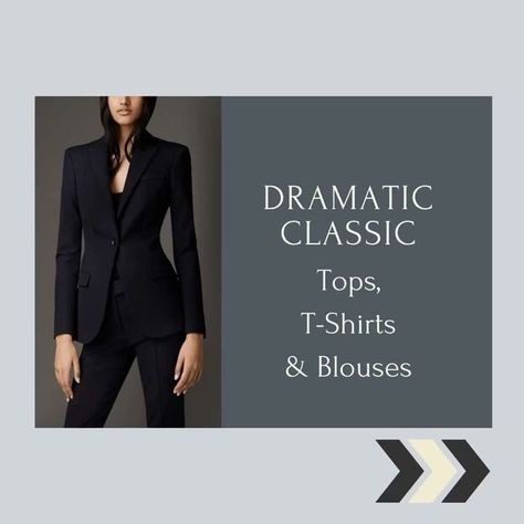 Dramatic Classic Style, Classic Summer Outfits, Dramatic Classic, Classic Style Outfits, Keep It Clean, Seasonal Color Analysis, Classic Blouses, Romantic Outfit, Your Gorgeous