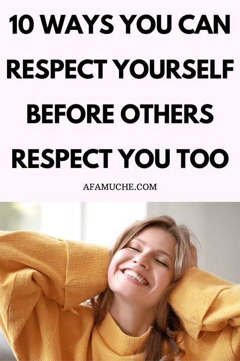 Self Respect Tips, How To Respect Others, How To Be Respectful, How To Respect Yourself, Respecting Yourself, How To Stay Organized, Plan Your Week, Stop Comparing, Respect Others