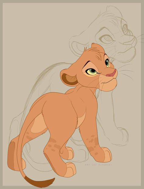 Mheetu by Kitchiki Simba Rey Leon, Nala Lion King, King Drawing, Lion King Story, Lion King Drawings, Lion King Fan Art, Il Re Leone, Lion King Art, Big Cats Art