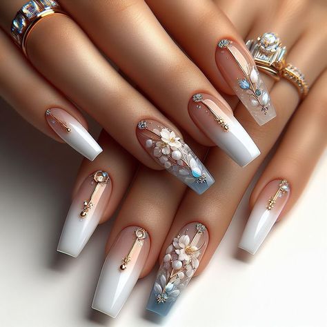 Unique Nails Designs, Nails Minimalistic, Nails Simple Summer, Summer Nails Simple, Grad Nails, Simple Summer Nails, Charm Nails, Birthday Nail Designs, Unique Nail Art