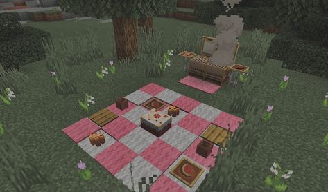 Cute Minecraft Date Builds, Cute Couple Minecraft Builds, Cute Minecraft Builds For Couple, Minecraft Date Builds, Cute Minecraft Builds For Boyfriend, Valentines Minecraft Ideas, Minecraft Date Ideas, Minecraft Date, Minecraft Valentines Build Ideas