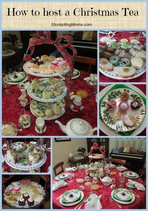 How to host a christmas tea Christmas Host, Winter Tea Party, Christmas Afternoon Tea, Tea Party Sandwiches, Christmas Tea Party, English Tea Party, Afternoon Tea Recipes, Winter Tea, High Tea Party