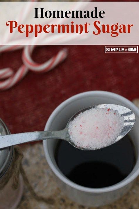 Homemade Peppermint Extract, Homemade Flavored Sugars, Peppermint Extract, Flavored Sugars, Flavored Sugar Recipe, Peppermint Extract Recipes, Homemade Coffee Syrup, Infused Sugar, Sugar Dispenser