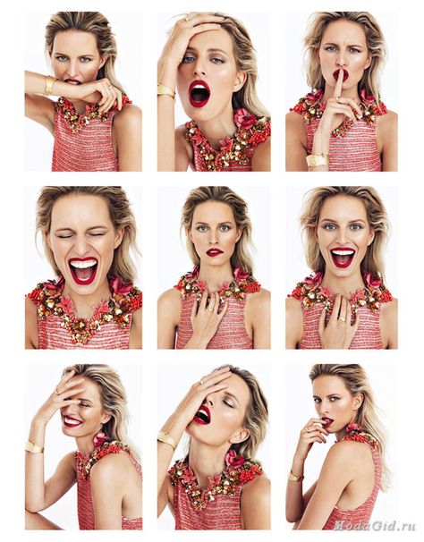 Pose Mode, Crazy Face, Karolina Kurkova, Expressions Photography, Fashion Model Poses, Pose Fotografi, Model Pose, Foto Tips, Model Inspo