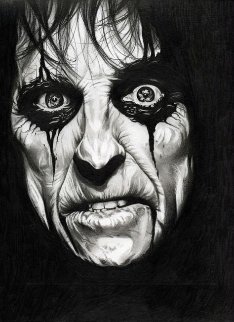 Poison - Alice Cooper by TheNightGallery.deviantart.com on @deviantART Rock N Roll Art, Pink Floyd Dark Side, Pop Art Illustration, Alice Cooper, Rock Design, Arte Pop, Caricatures, Rock Art, Dark Side