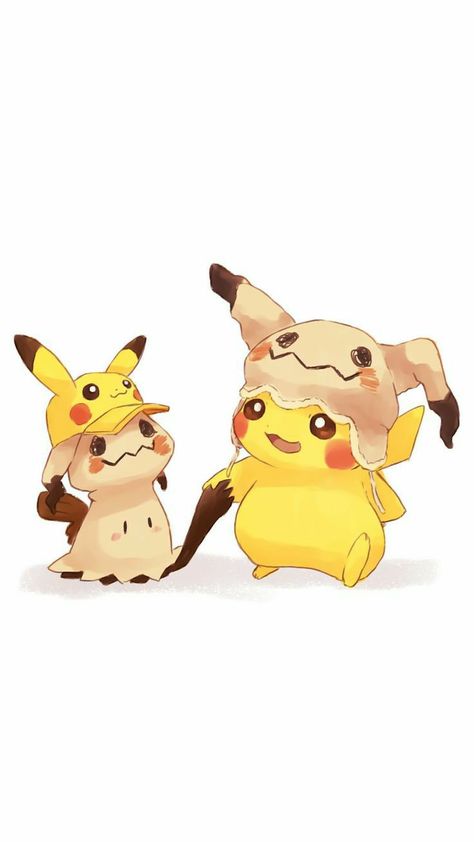 Mimikyu Fanart, Pikachu Fanart, Pokemon Cross Stitch Patterns, Pikachu Tattoo, Pokemon Painting, Pokemon Photo, Puppy Costume, Pokemon Backgrounds, Pikachu Wallpaper