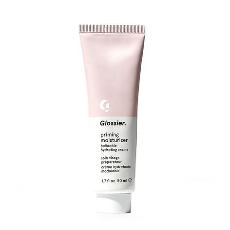 Glossier Priming Moisturizer Glossier Moisturizer, Glossier Priming Moisturizer, Travel Beauty Essentials, Pink Club, Curl Hair With Straightener, Homemade Face Cream, Priming Moisturizer, Lush Products, Face Creams