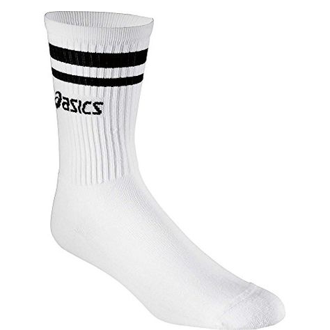 Asics Womens Old School Volleyball Crew Socks Black MD *** Be sure to check out this awesome product.(This is an Amazon affiliate link and I receive a commission for the sales) School Volleyball, Outfits 2017, Asics Women, Fashion Deals, Athletic Socks, Summer Skirts, Sport Socks, Fashion Photo, Crew Socks